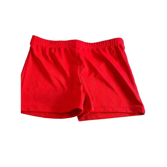 Champion Girls Athletic Shorts Red Size YM - Picture 1 of 4